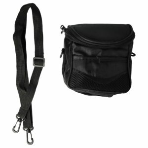 Mala para Câmara Fotográfica vhbw - Fujifilm, Panasonic, Nikon, Samsung, Sony, Canon, Olympus - Preta 115 x 75 x 120 mm com Alça