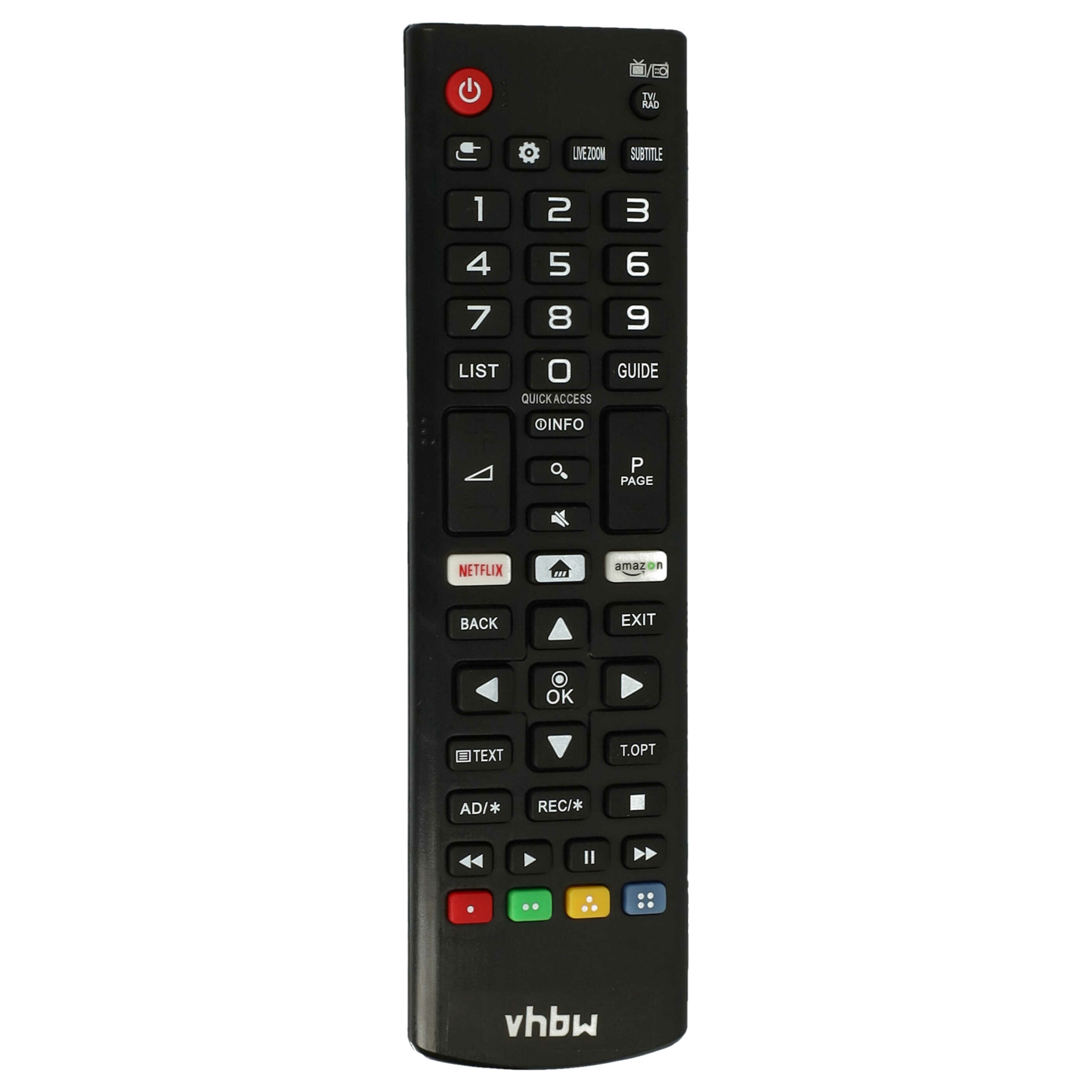 Comando Remoto vhbw para Televisões LG (Substitui AKB75375608)