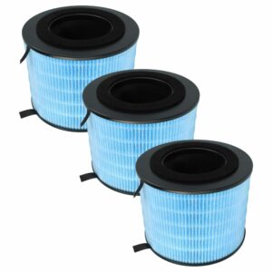3x Filtros de Substituição para Philips FYM220/30 - Carvão Ativado + Filtro de Matéria Suspensa