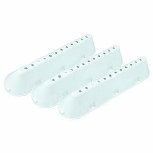 3x Pás de Tambor vhbw para Ariston, Hotpoint, Indesit, Whirlpool e Bauknecht