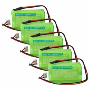 Bateria de Emergência 5x NiMH 2000 mAh 4.8 V compatível com ABM NIMHHT4820Q