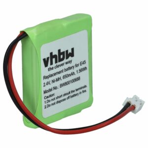 Bateria vhbw 650 mAh 2.4 V NiMH para Telefone Fixo Siemens/Swisscom