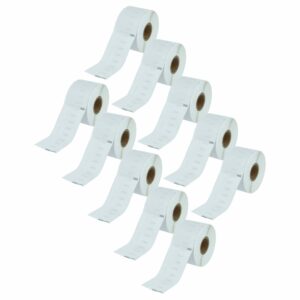 10x Rolo de Etiquetas Compatível Dymo 11356 - 41 mm x 89 mm