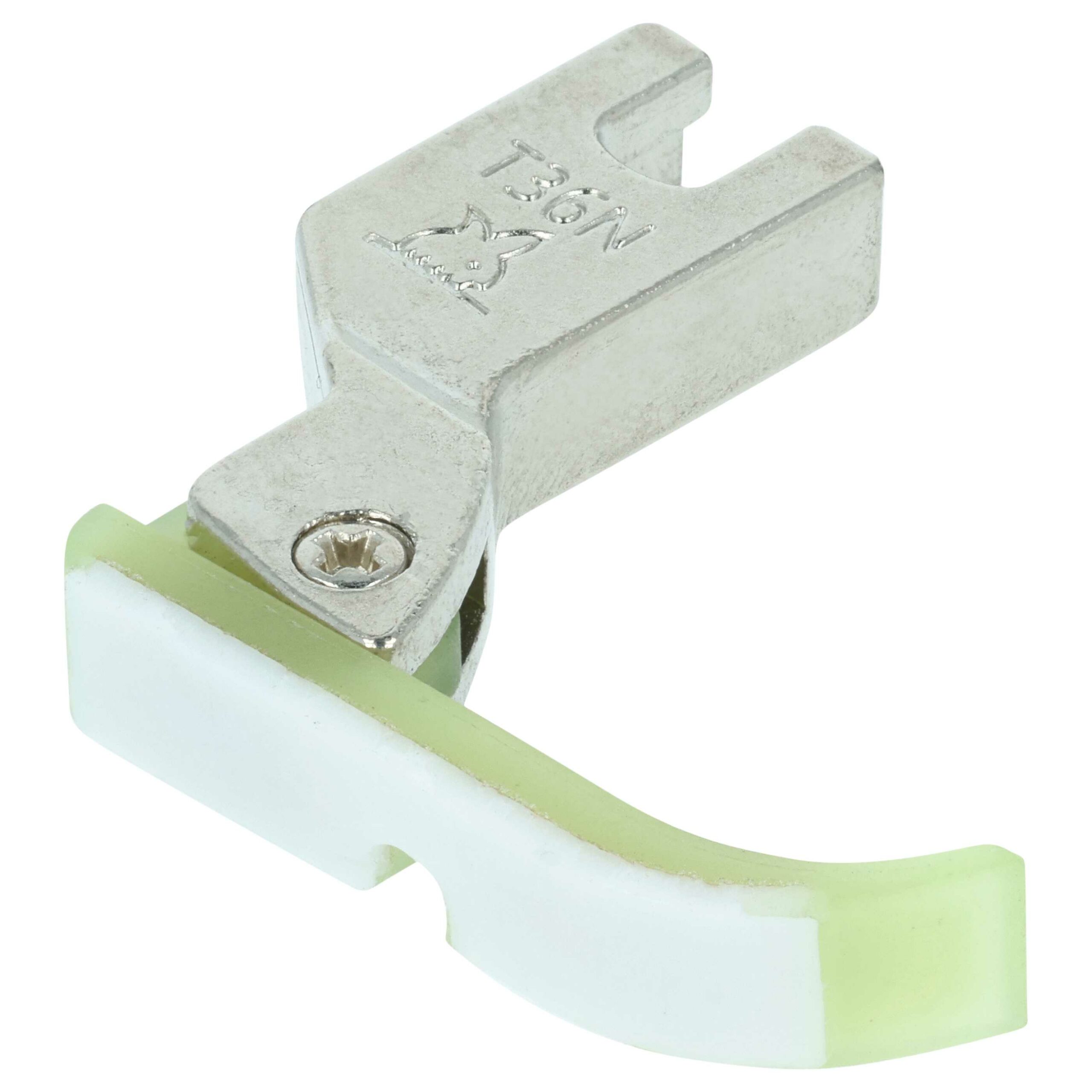 Calcador para Zíper T36N (Direita) vhbw compatível com Singer, Juki, Mitsubishi, Brother
