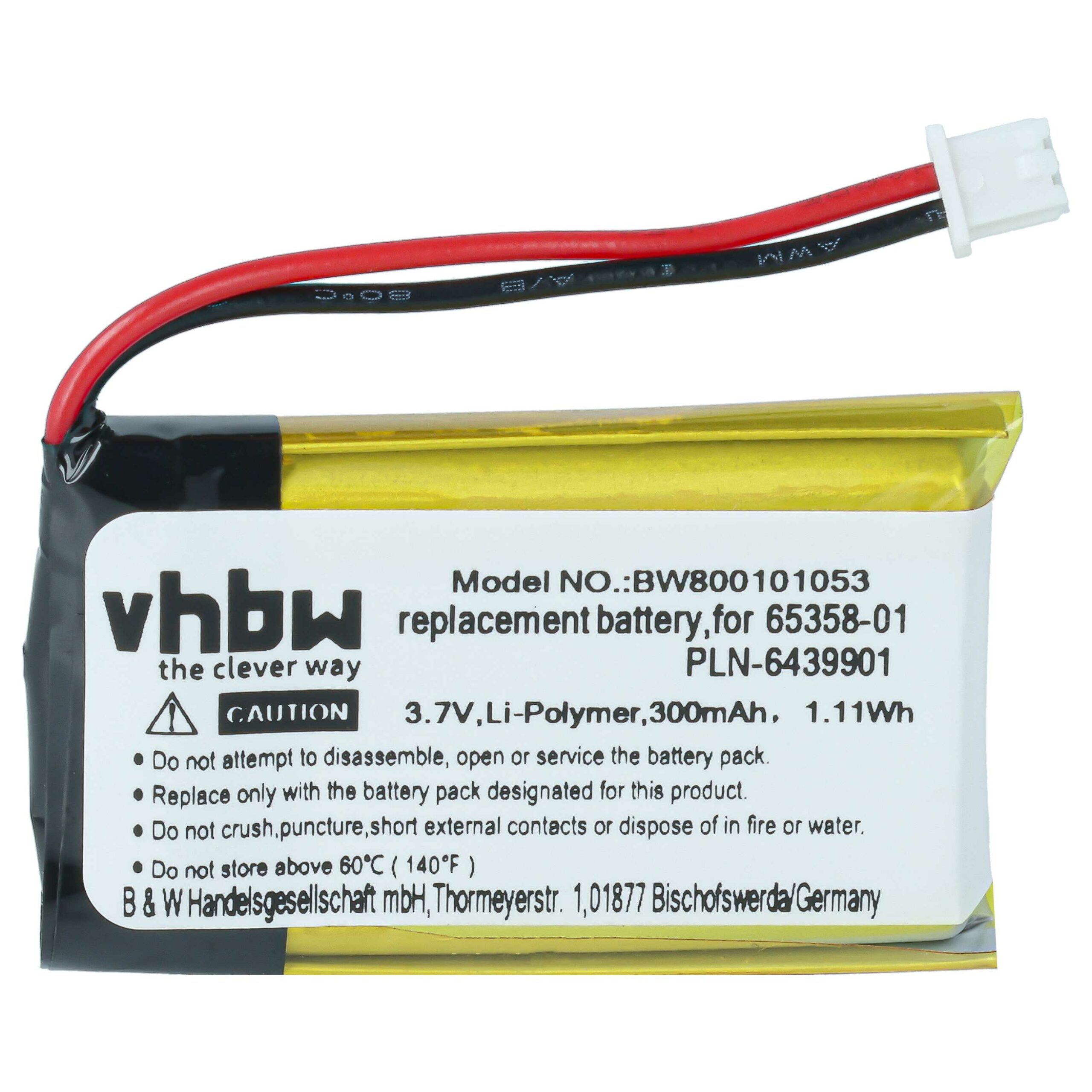 Bateria vhbw 3x para Auriculares Plantronics/Avaya - 300 mAh 3.7V Li-polímero - Image 3
