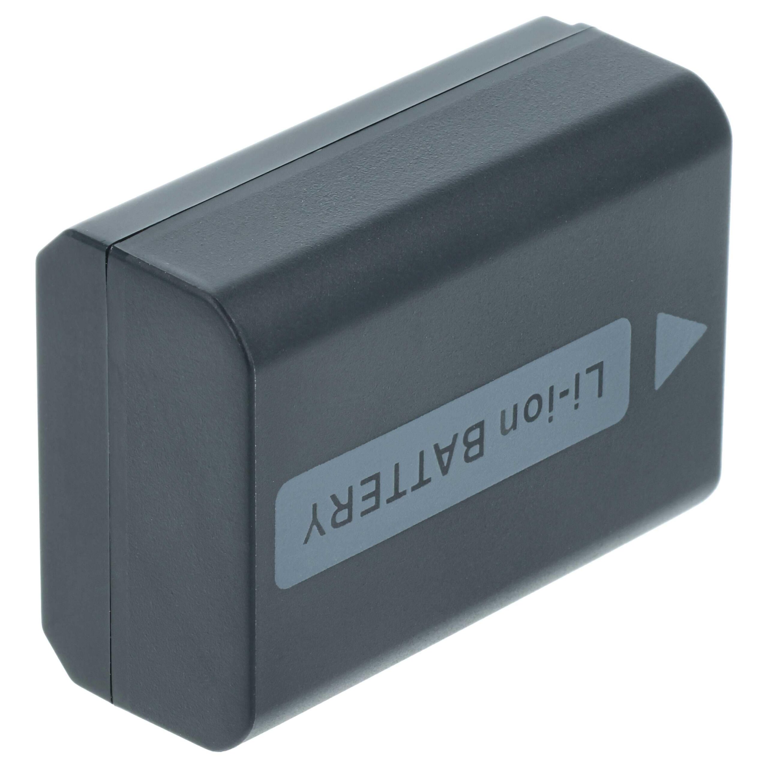 2x Bateria vhbw para Sony NP-FW50 - 950mAh, 7.2V, Li-Ion com Chip de Informação - Image 2