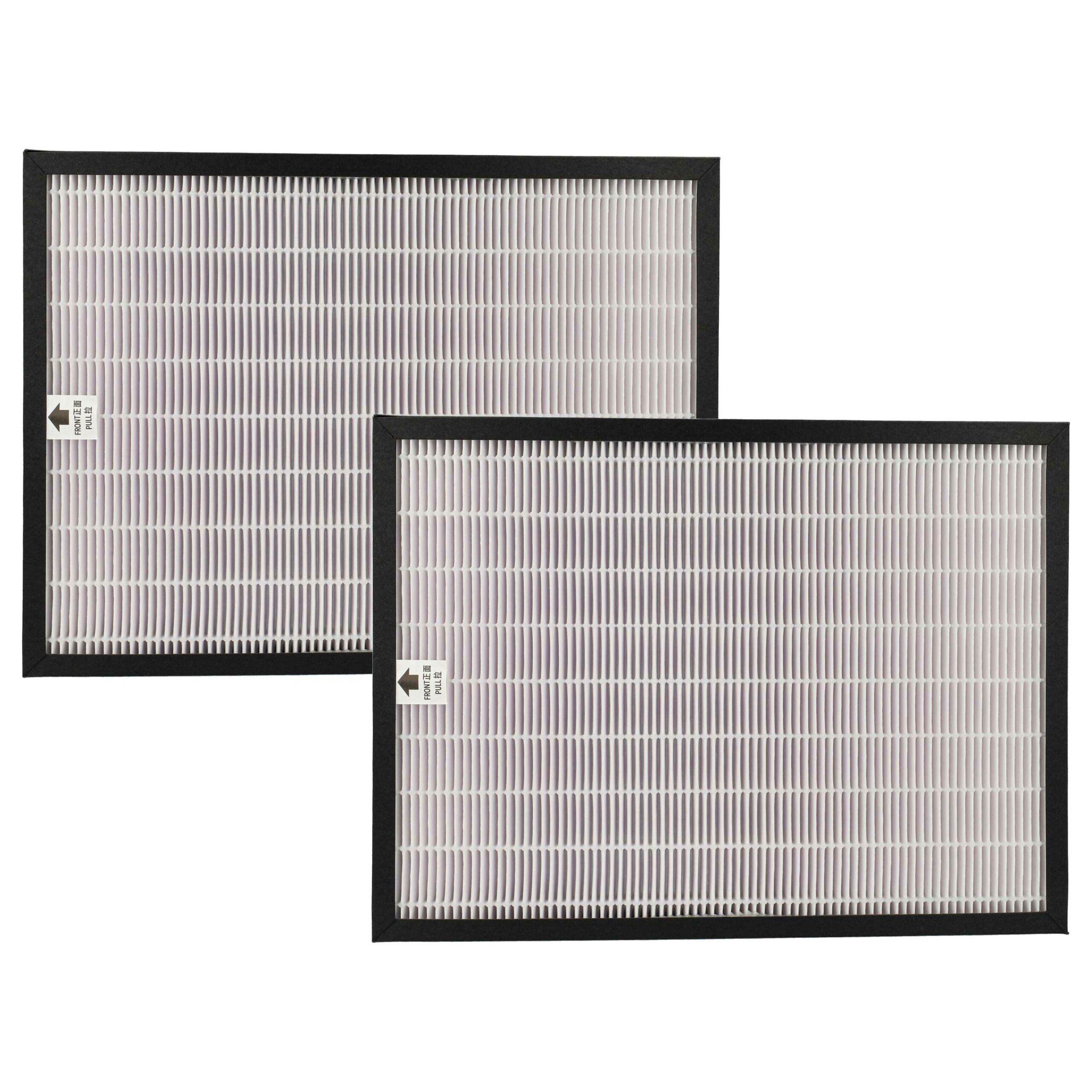 2x Filtro HEPA vhbw substitui Honeywell HRF-Q710E para Humidificador Honeywell