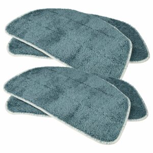 4x Almofada de Esfregona Substitui Leifheit 11941 para Limpador a Vapor Leifheit - 32.5 x 19 x 0.7 cm