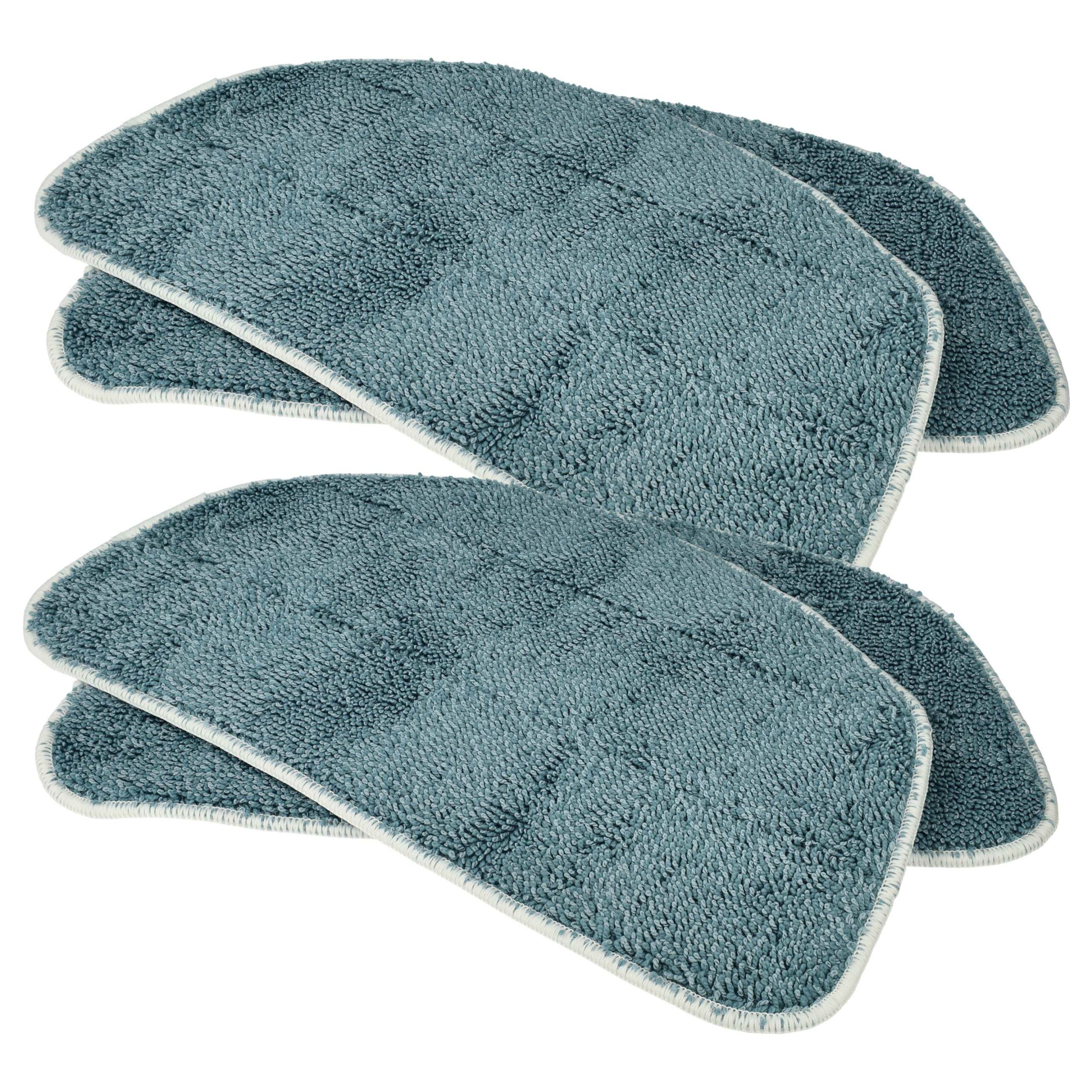 4x Almofada de Esfregona Substitui Leifheit 11941 para Limpador a Vapor Leifheit - 32.5 x 19 x 0.7 cm