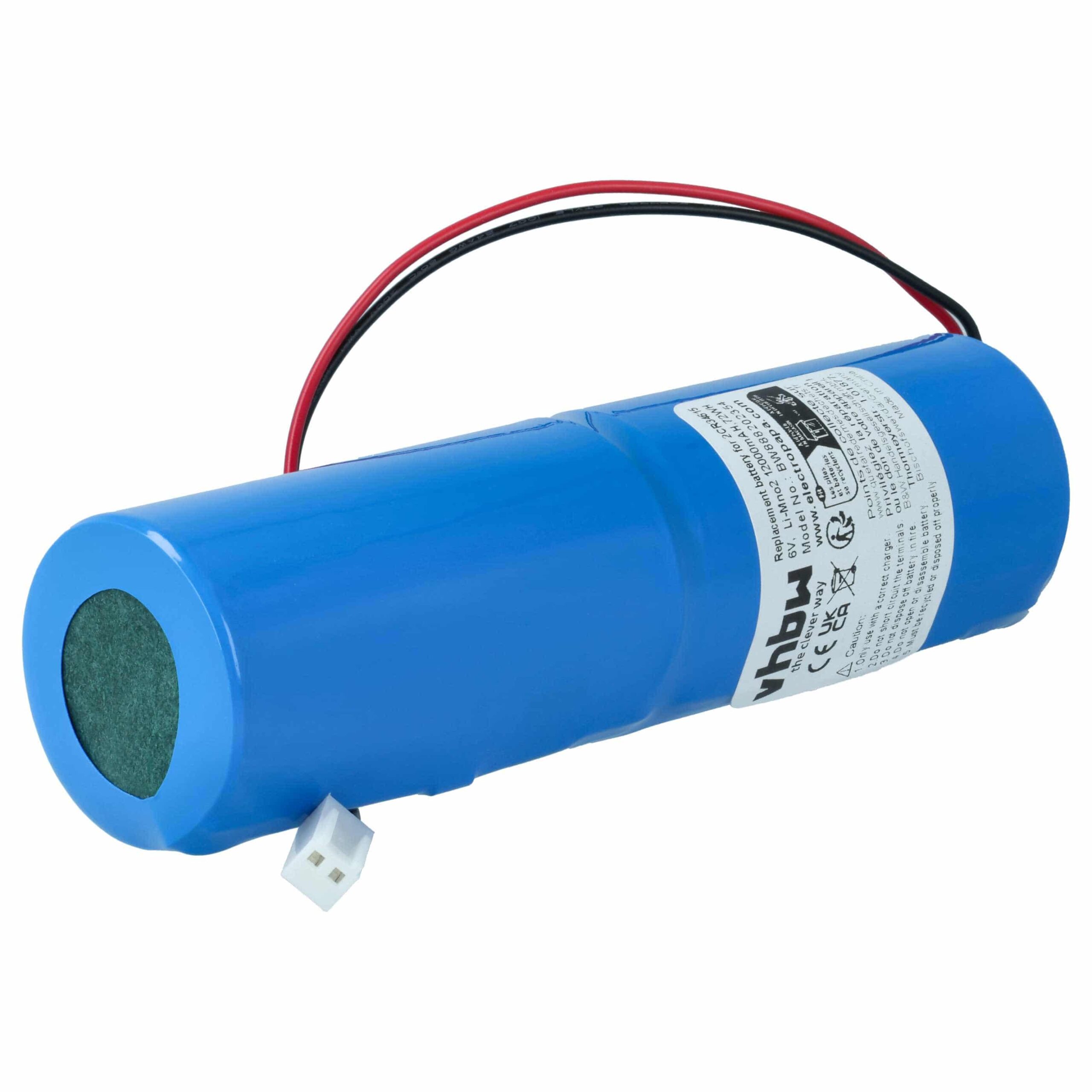 Pack 2x Baterias de Substituição vhbw para Jablotron 2CR34615, BAT-80A-SAFT - 12000 mAh 6V Li-MnO2 - Image 2