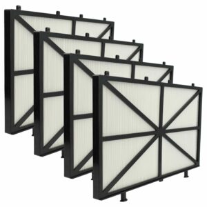 4x Filtros de Substituição para Aspirador de Piscina Dolphin 9991432 R4 - Filtro Fino 26.5 x 18 x 5.6 cm