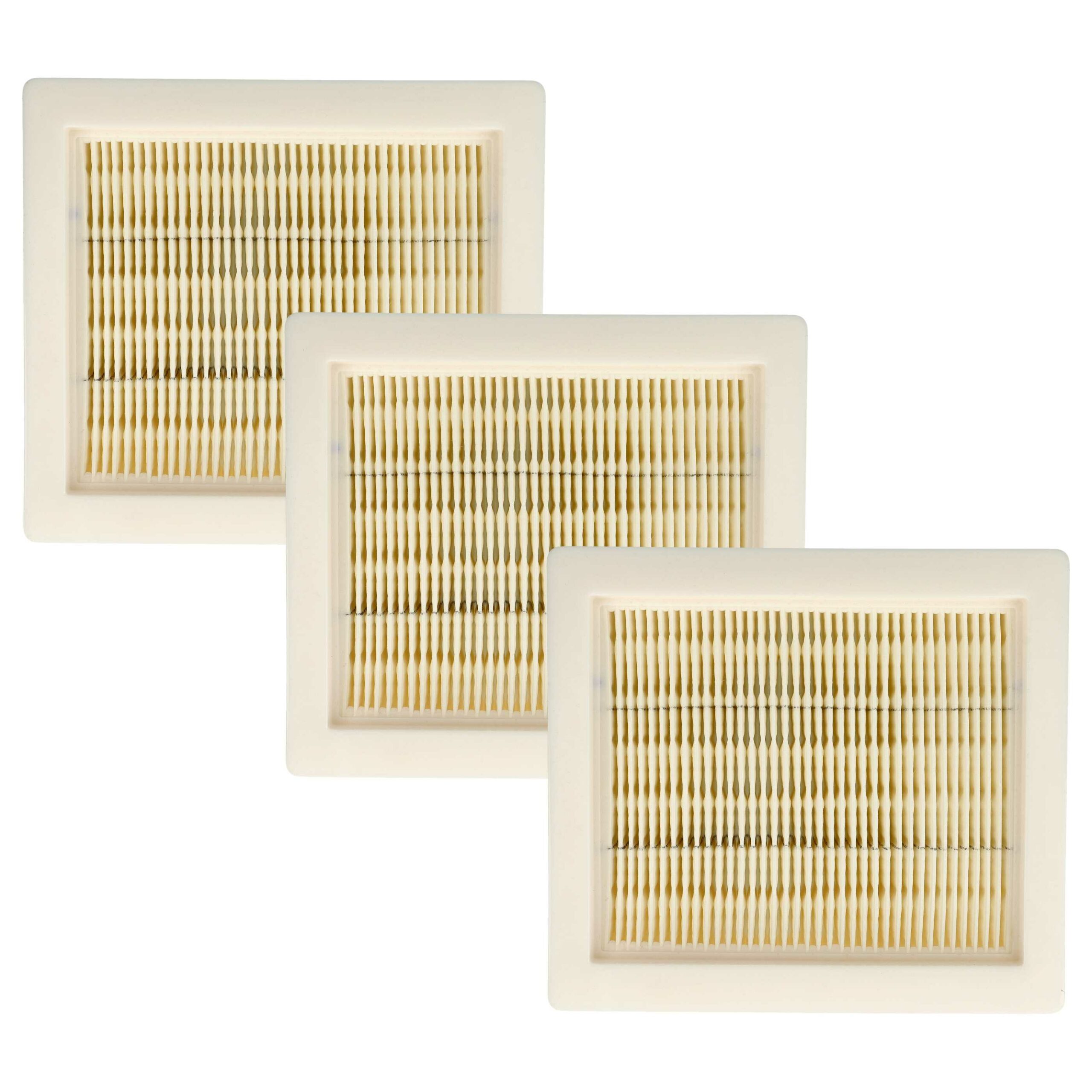 3 Filtros plissados compatíveis com Hilti VC 5, VC 75-1 e Würth