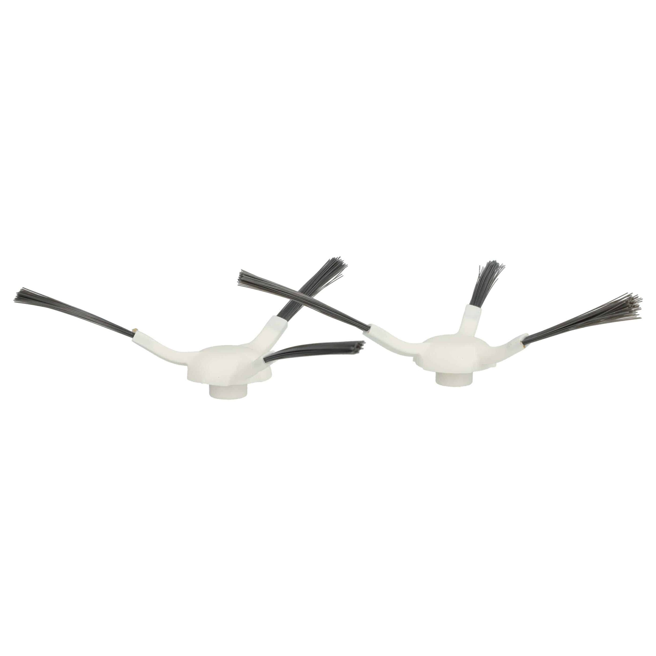 2x Escovas Laterais para Aspirador Robô Dreame, Xiaomi, Mova L10 - 3 Braços, Branco/Cinzento - Image 4