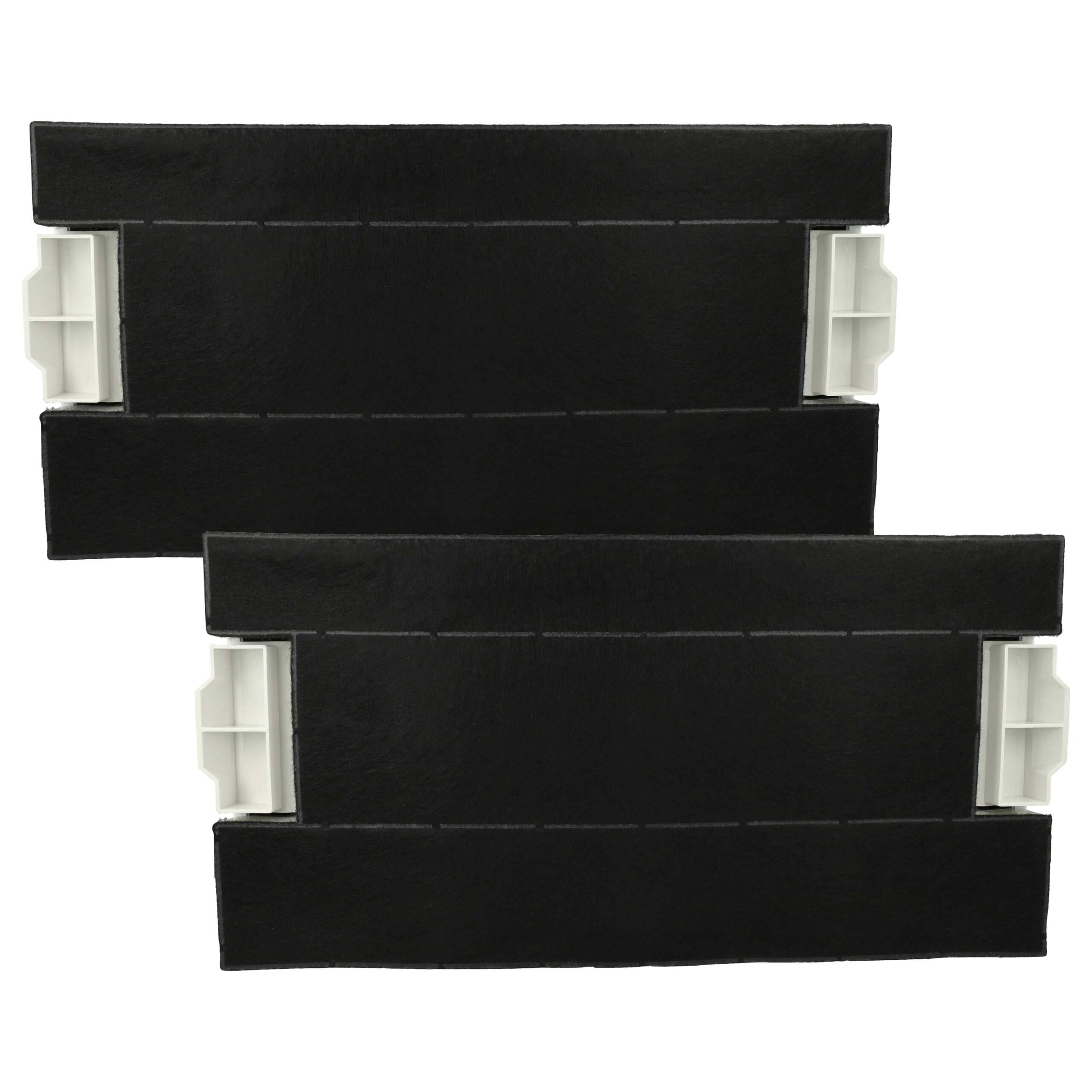 2x Filtro de Carvão Ativado Substituição para Balay 0434229 para Exaustores Bosch - 39,8 x 19,6/17,4 x 2,9 cm