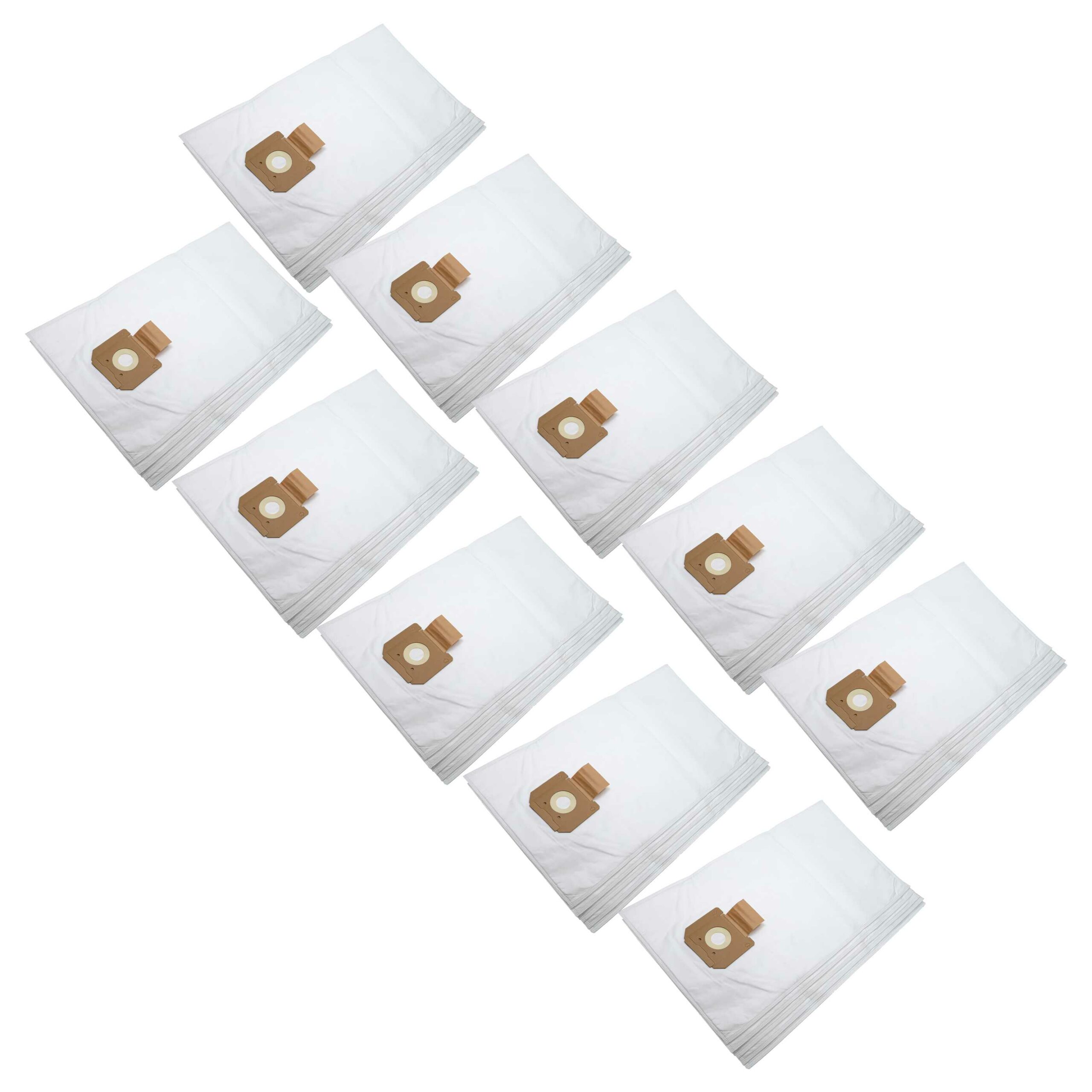 Pack 50x Sacos para Aspirador Bosch 2607432038 - vhbw Microfleece