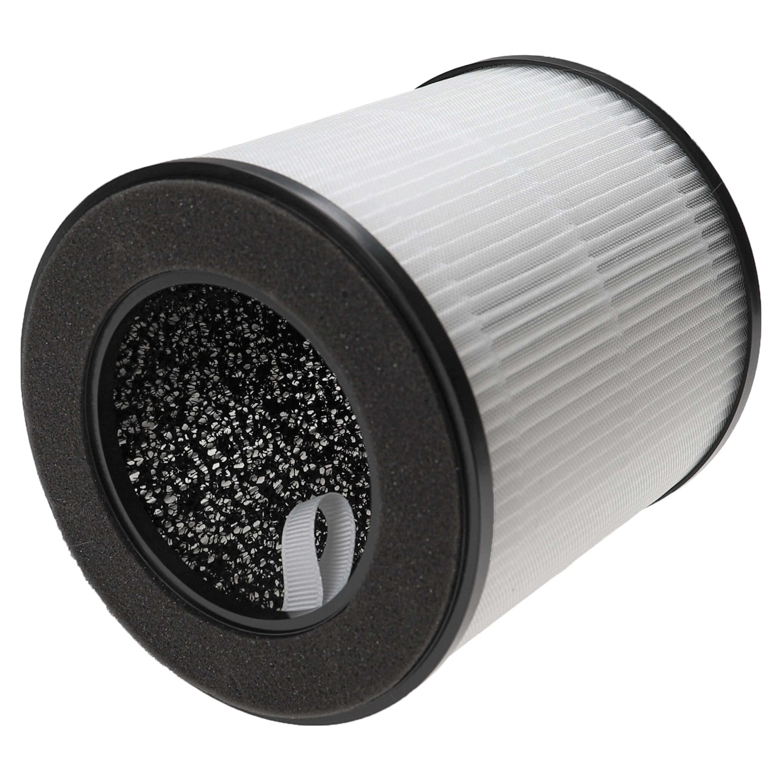 2x Filtro para Purificador de Ar Acekool - Pré-filtro + HEPA + Carvão Ativado vhbw - Image 2