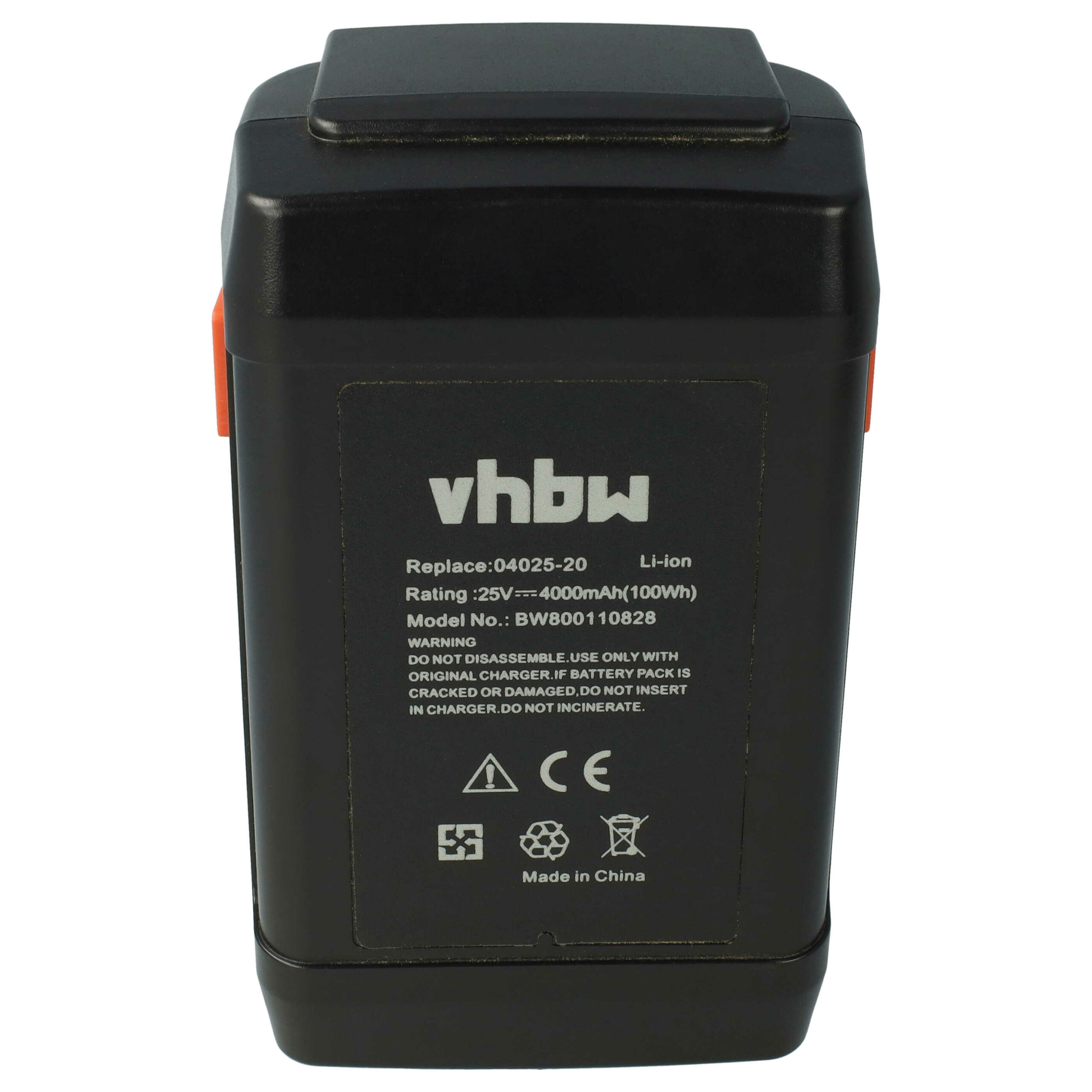 Bateria vhbw para cortadores de relva robóticos Gardena 8838, 8838-U, 8838U, 04025-20, 8838-20, 4025 - 4000 mAh 25 V Li-Ion - Image 3
