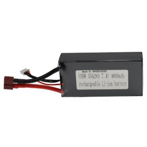 Bateria vhbw 4600 mAh 7.4 V Li-polymer com Conector T-plug