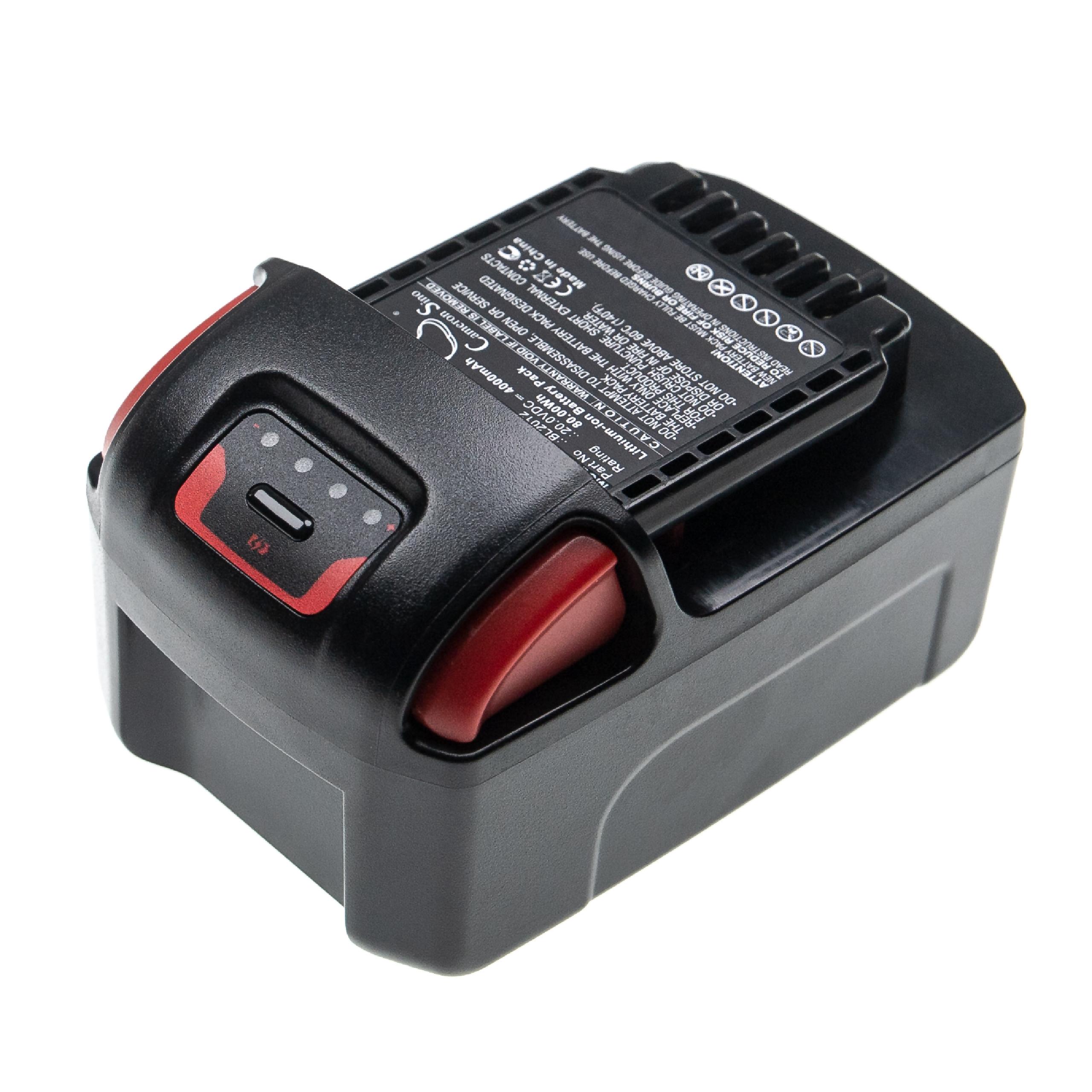 Bateria vhbw para Ingersoll Rand BL2022, BL2012, BL2010 - 4000 mAh, 20 V, Li-Ion - Image 2