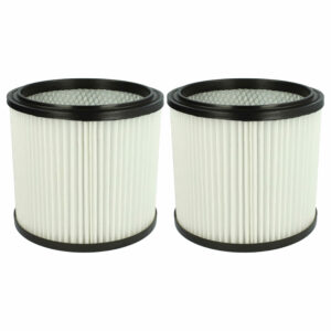 2x Filtro Cartucho para Aspirador Einhell 2351110, Güde e outros - vhbw