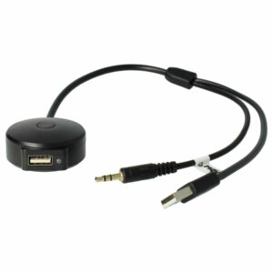 Cabo Adaptador AUX para MINI, BMW Z4 e Rádios de Carro - 30cm, USB, Bluetooth