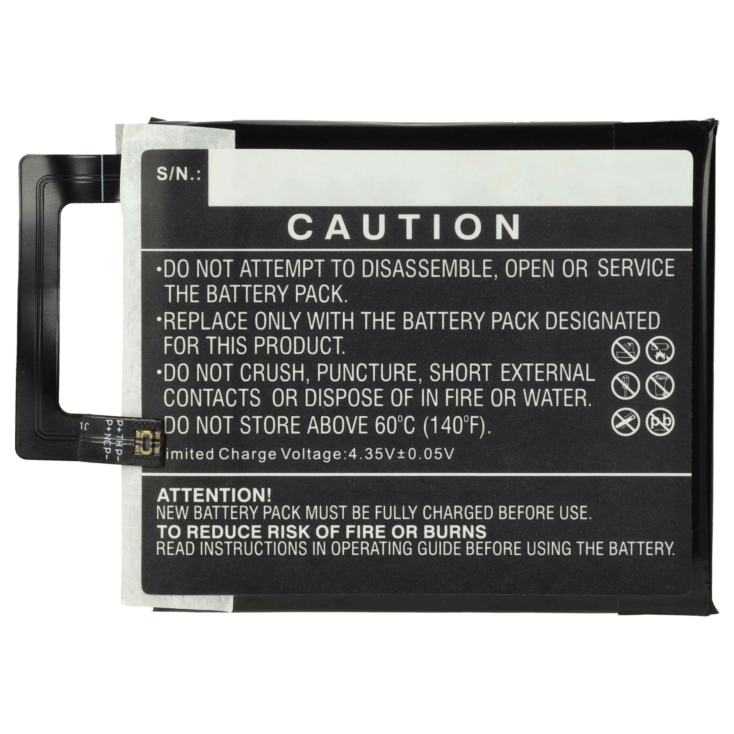 Bateria vhbw para CAT Caterpillar APP00317 - 4000 mAh 3.8 V Li-polymer - Image 2
