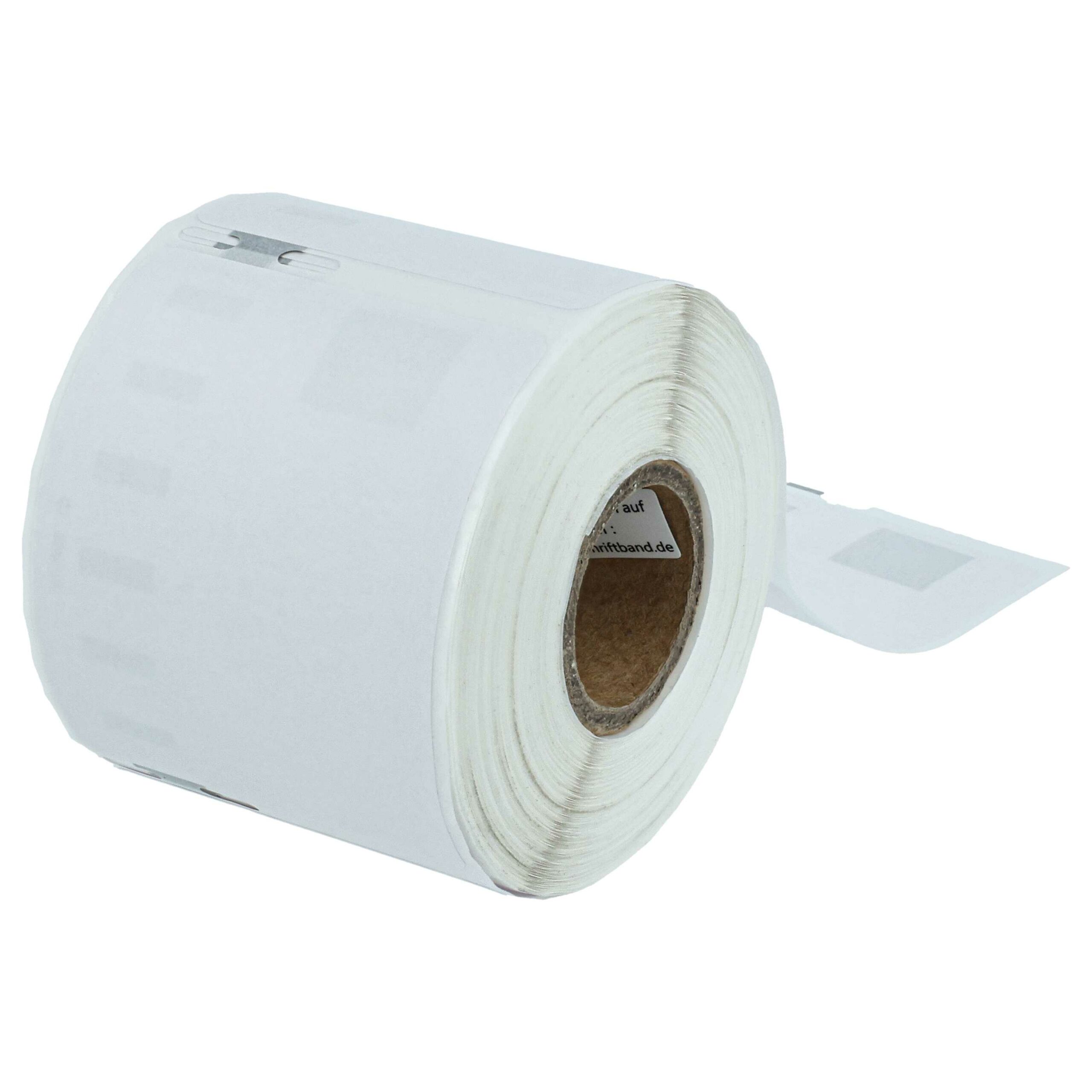 Pack 5x Rolos de Etiquetas compatíveis com Dymo 99015 - 54 mm x 70 mm - Image 2