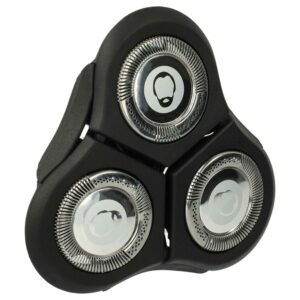 Cabeça de Corte Compatível com Philips RQ11 - vhbw (Preto/Prata)