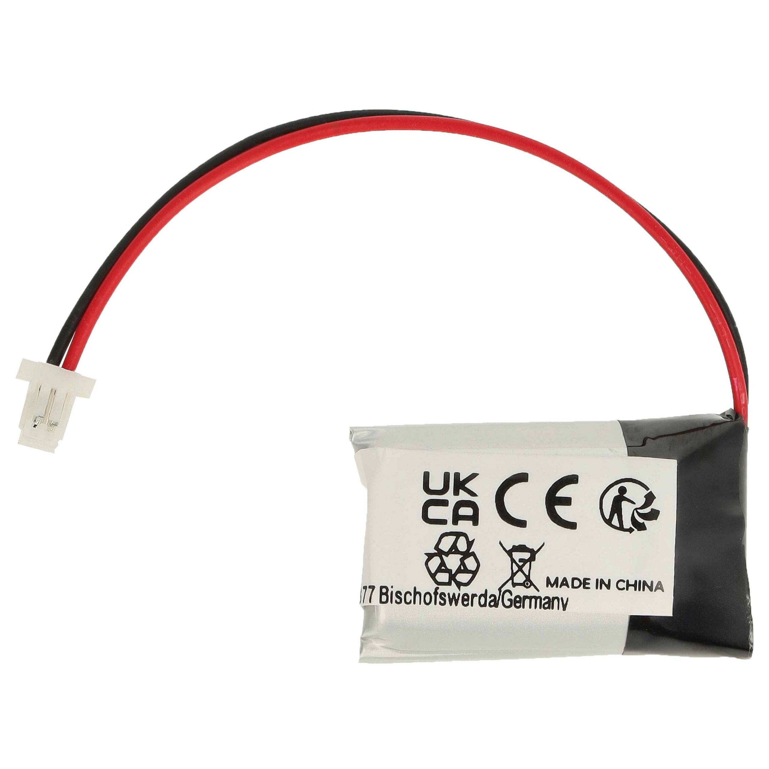 Bateria de substituição vhbw 150 mAh 3.7 V Li-polymer para Sturmkind DR!FT 05011 - Conector SH1.0-2P - Image 4