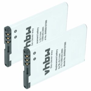 2x Bateria substitui Siemens S30852-D2371-X1 para telefone fixo Telekom - 1300 mAh 3.7 V Li-Ion