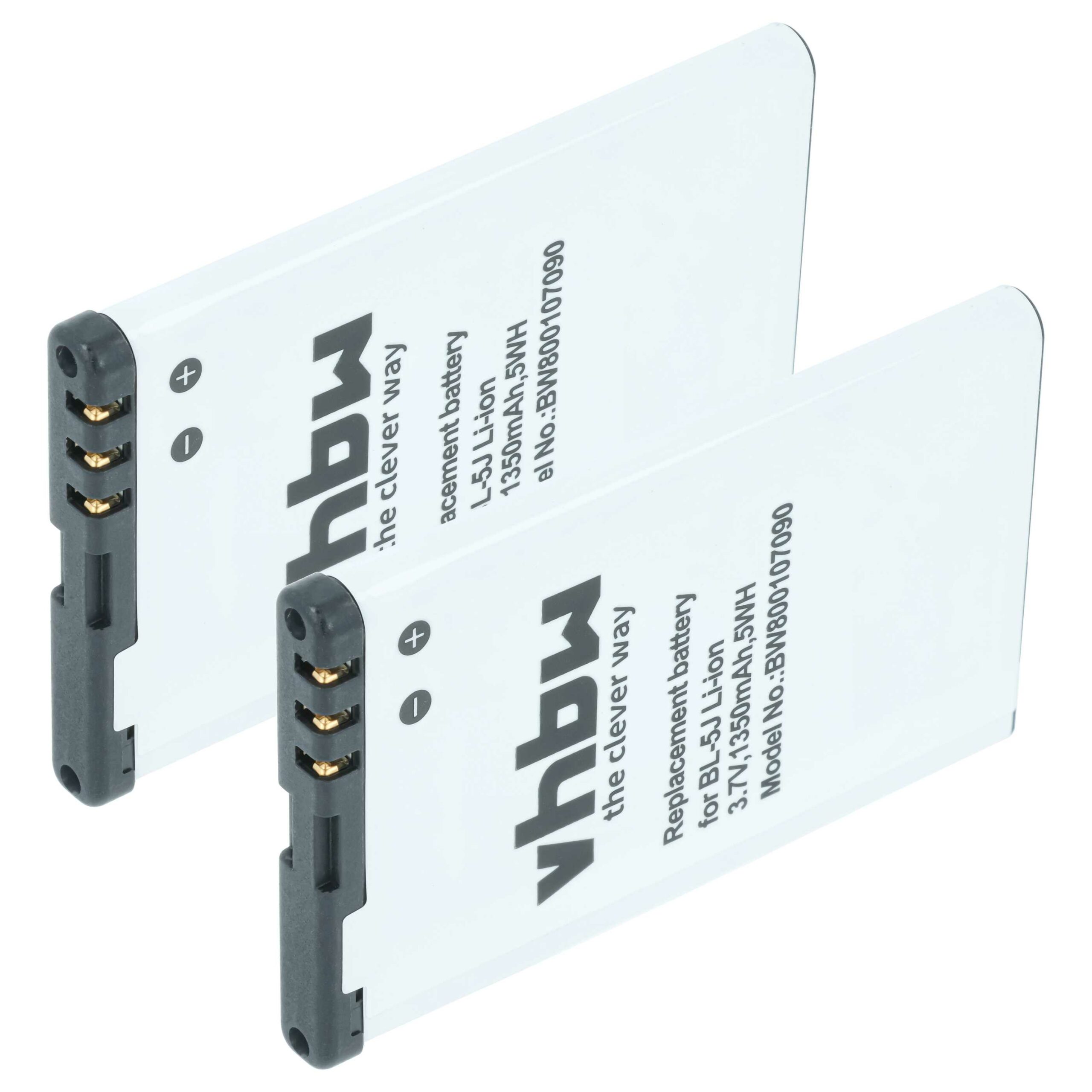 2x Bateria substitui Siemens S30852-D2371-X1 para telefone fixo Telekom - 1300 mAh 3.7 V Li-Ion