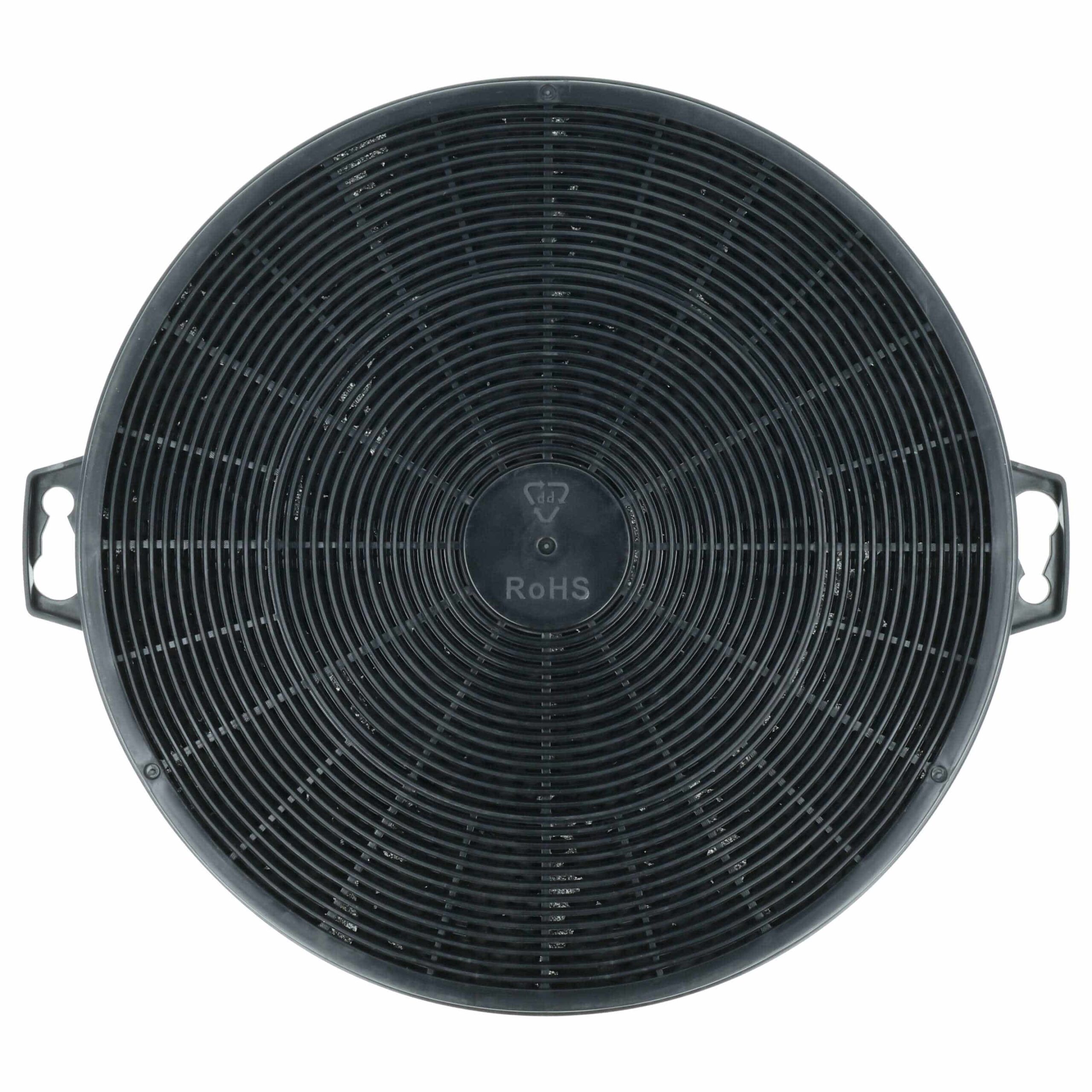 10x Filtro de Carvão Ativado Compatível com AEG 902793719 para Exaustor Zanussi - 20,2 cm - Image 2
