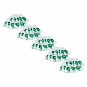 Pack com 50 Sacos para Aspirador vhbw compatíveis com Vorwerk FP140/150 - Microfleece