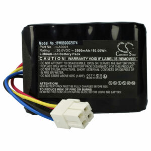 Bateria vhbw 2500 mAh 20 V Li-Ion para Landxcape LA0002, LA0001