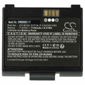 Bateria vhbw para Impressora Epson OT-BY20 - 1150 mAh 7.4V Li-Ion