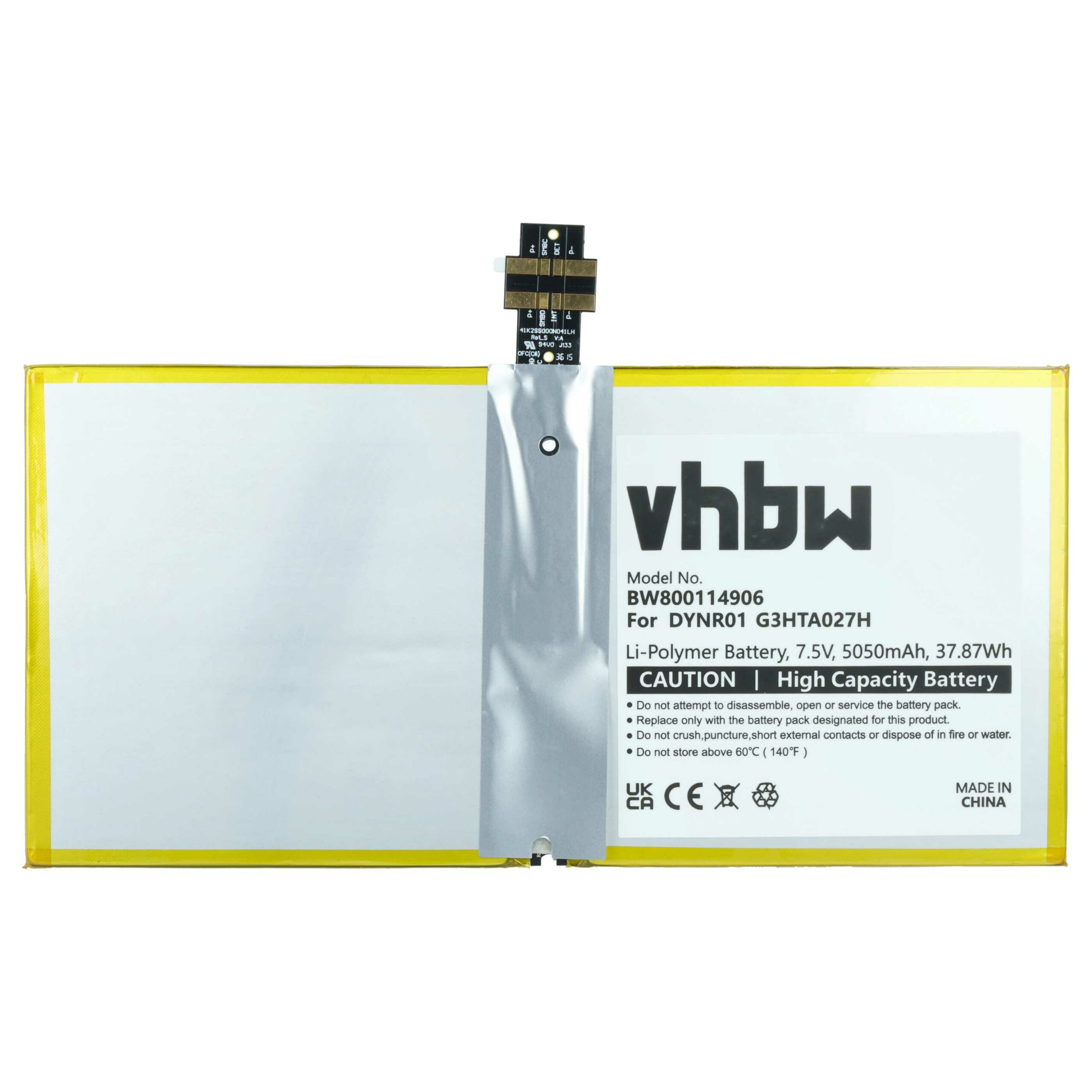 Bateria vhbw para Microsoft Tablet G3HTA027H, DYNR01 - 5050 mAh 7.5 V Li-polymer - Image 3