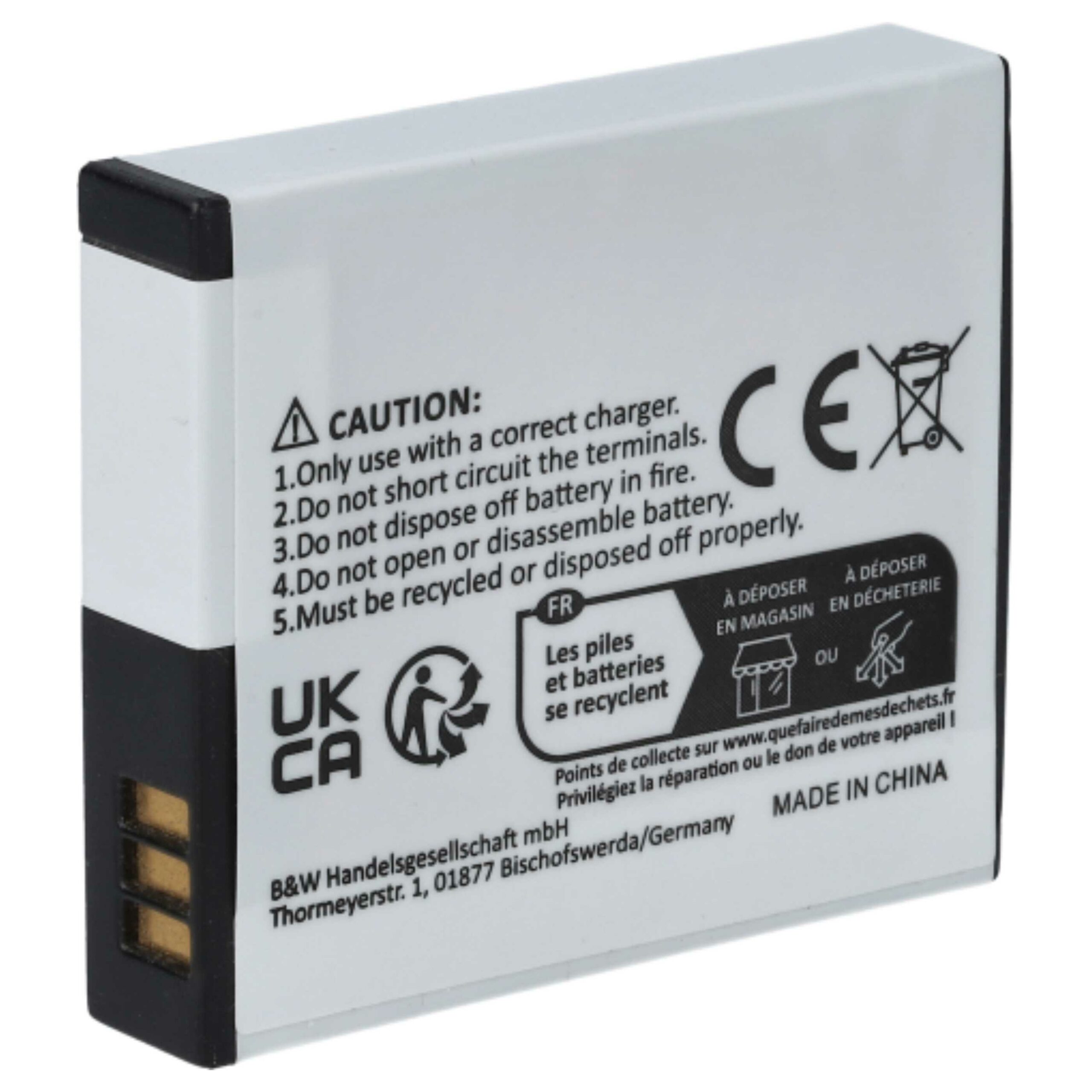 2x Bateria substitui Rollei AC 410-420, RL410B - 1000mAh, 3.7V, Li-Ion - Image 2
