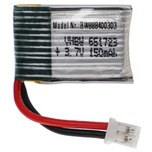 Bateria vhbw 150 mAh 3.7 V Li-polymer PH 2.0 para Modelos Telecomandados
