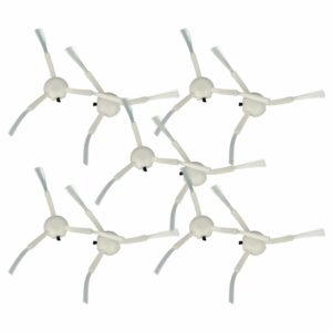 10x Escovas Laterais vhbw para Dreame 2839434, 20020100000446 - Aspirador Robot com 3 Braços, Brancas