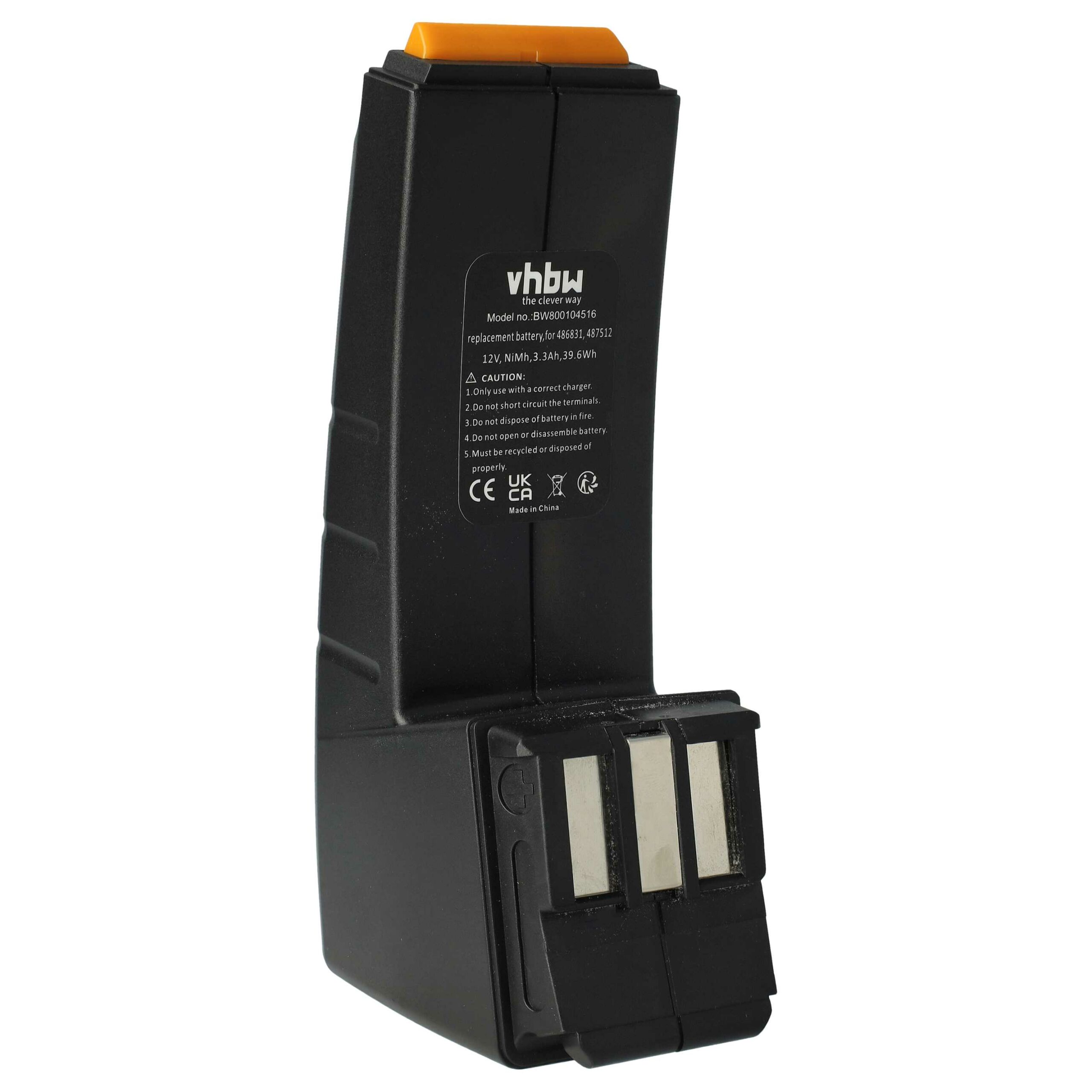 Bateria vhbw 12V 3300 mAh NiMH para Festool Festo 487512, 486831, 488438, 487701