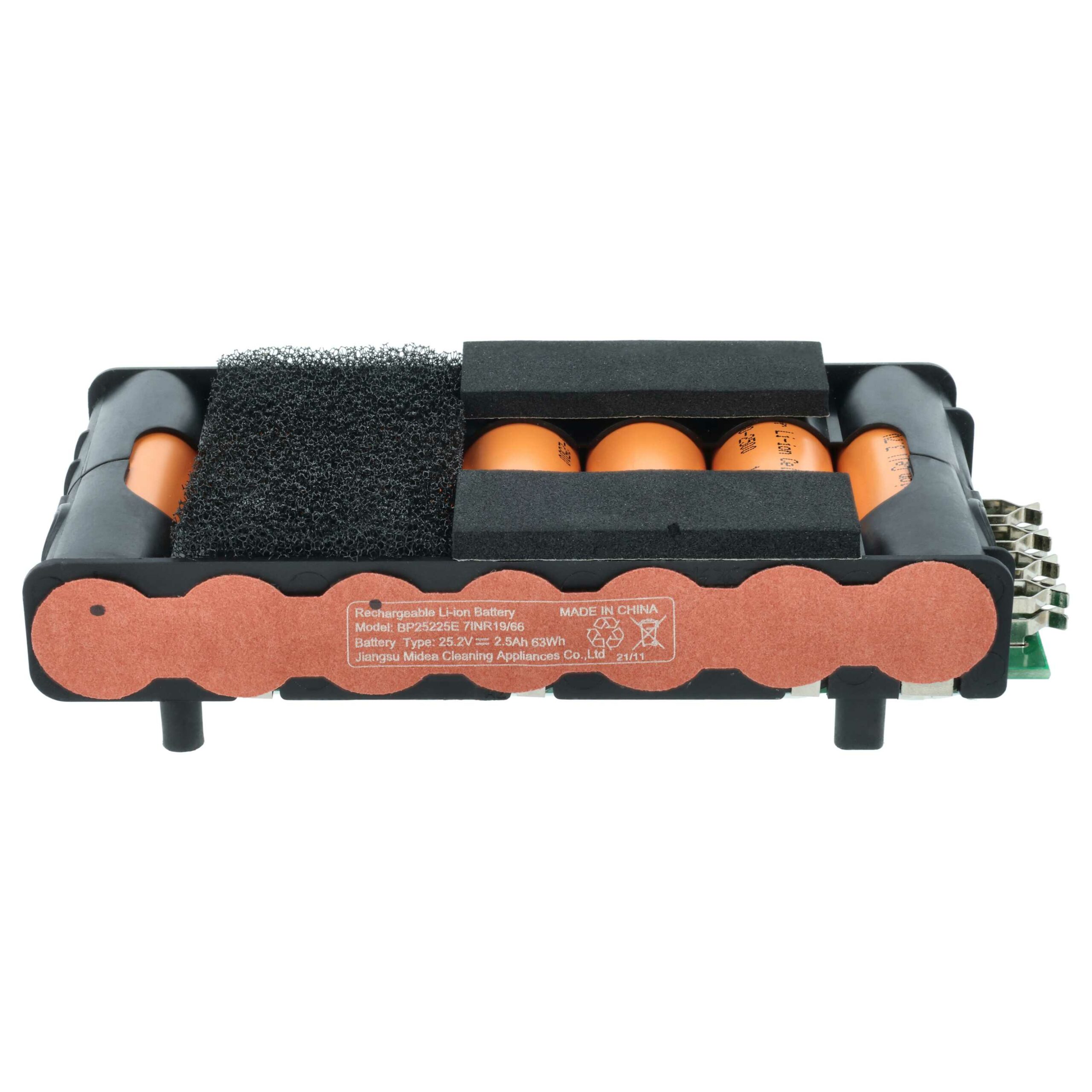 Bateria vhbw para Grundig, Beko, Midea - 2500mAh, 25.2V, Li-Ion (compatível BP25220G, BP2522A) - Image 4