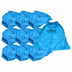 Pack 10x Filtros de Tecido para Aspirador Lidl Parkside PNTS 1250, 1300, 1400, 1500 - vhbw