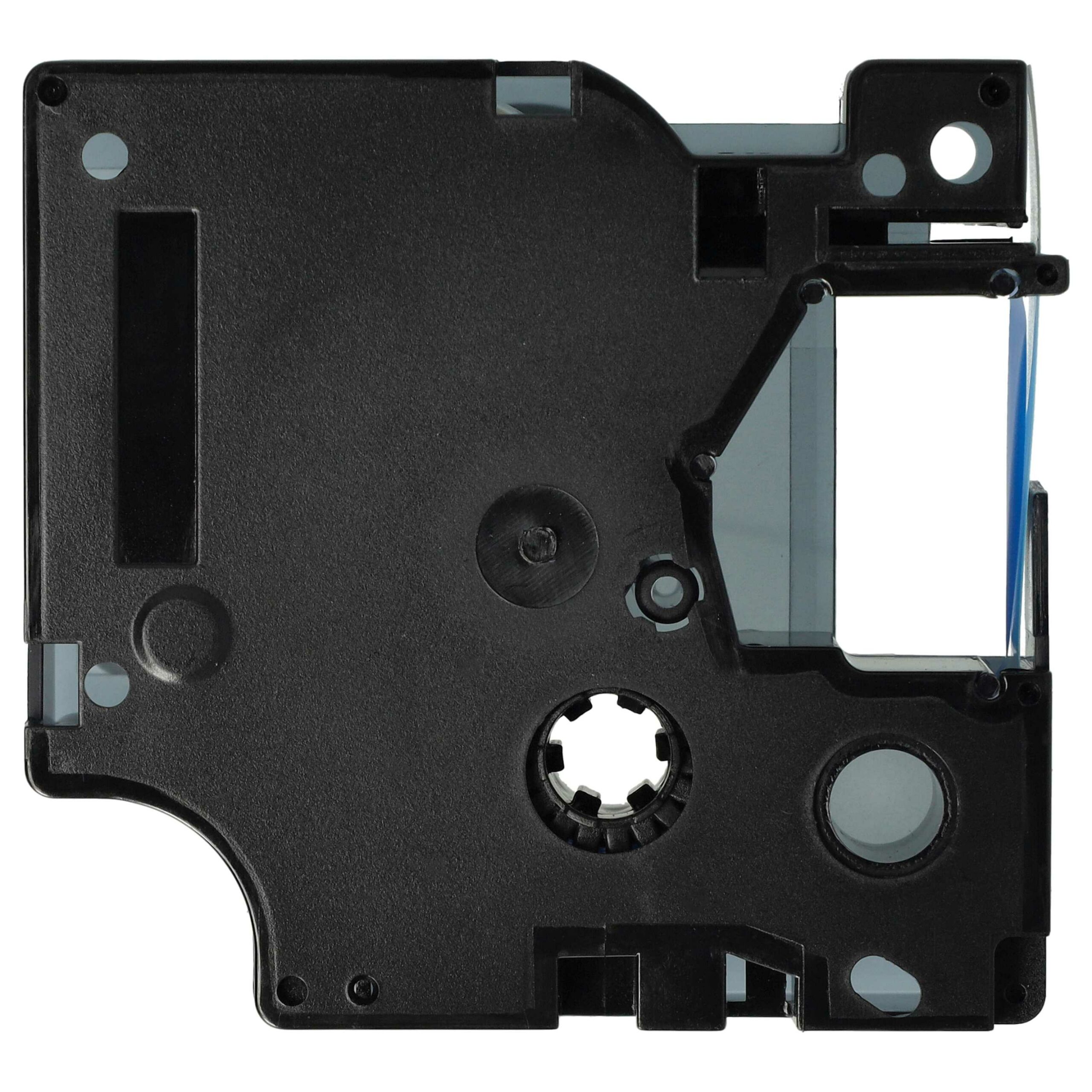 Fita de Etiquetas compatível com Dymo D1 40911 - 9 mm Azul Transparente - Image 4