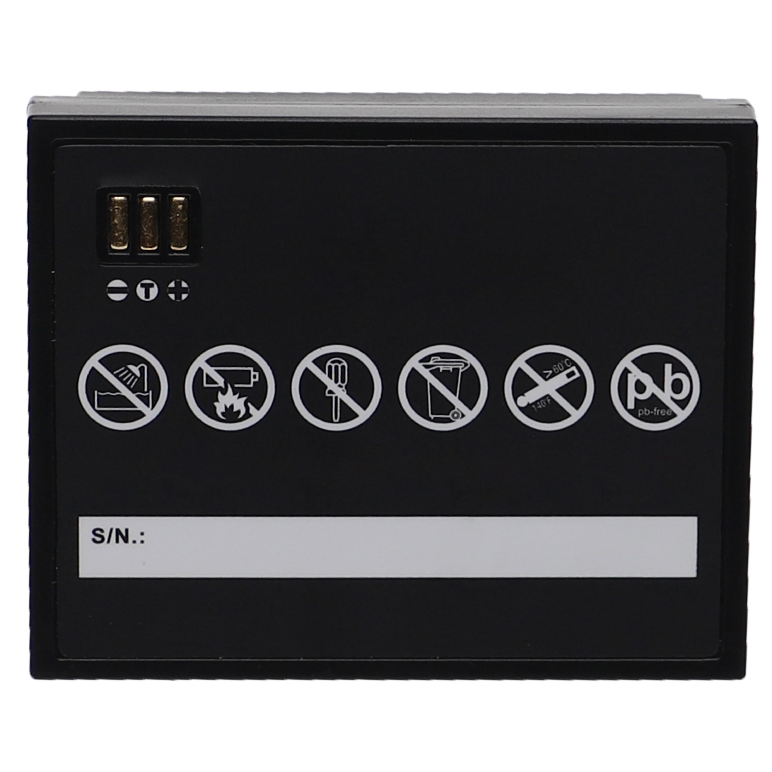 Bateria vhbw para impressoras Zjiang 58LYDD-Z - 1100 mAh 7.4 V Li-Ion - Image 2