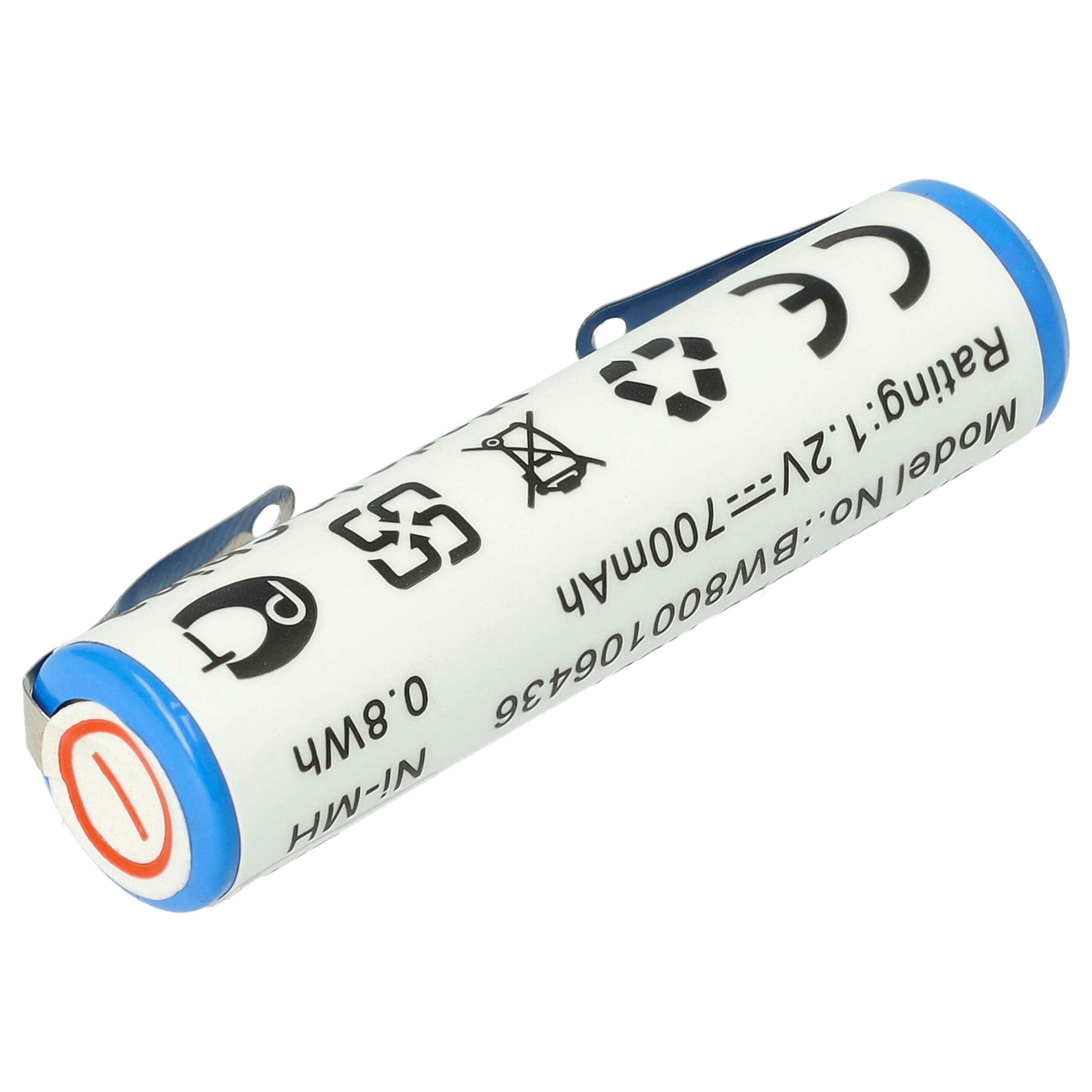 Bateria para Barbeador Elétrico Wella - 700 mAh 1.2V NiMH vhbw - Image 3