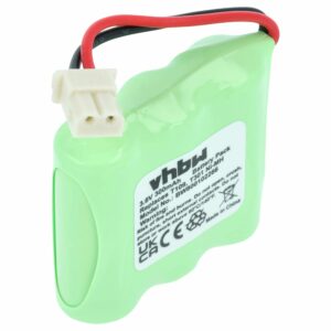 Bateria vhbw para Panasonic T301, T109 - Telefone fixo DECT 300 mAh 3.6 V NiMH