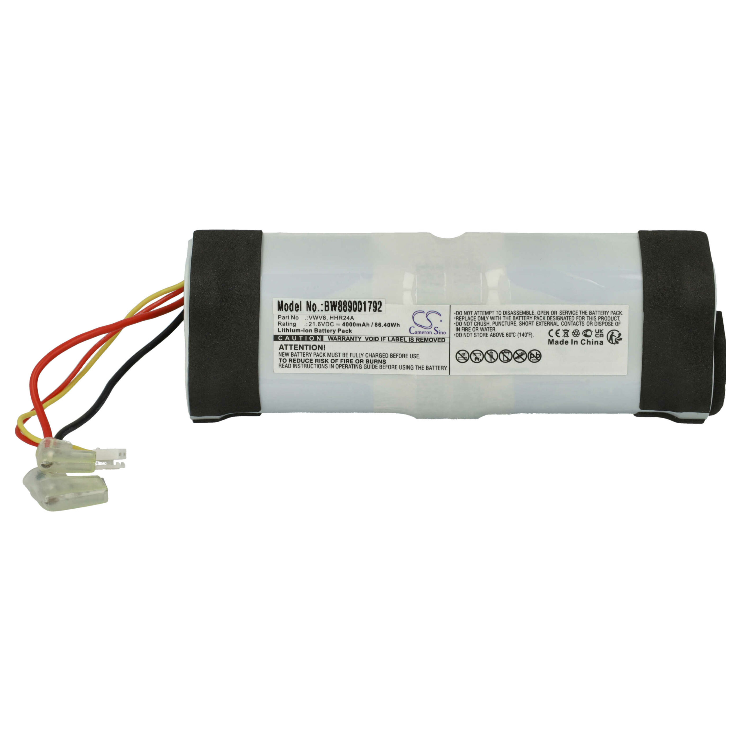 Bateria vhbw 4000mAh 21.6V Li-Ion para Dreame HHR24A, SZ2101, VWV8