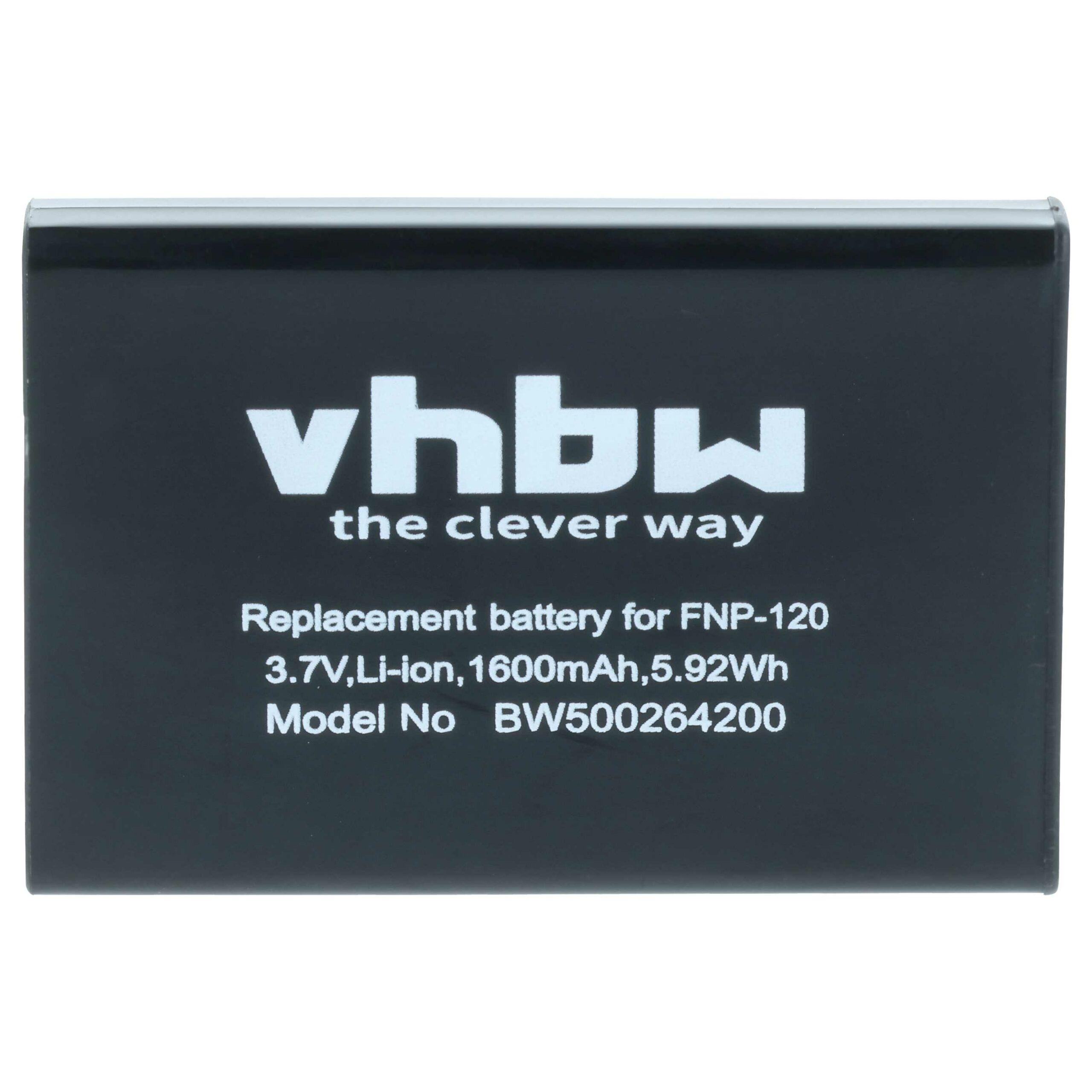 Pack 3x Baterias vhbw Compatível Aiptek ZPT-PM18 - 1600mAh, 3.7V, Li-Ion - Image 3