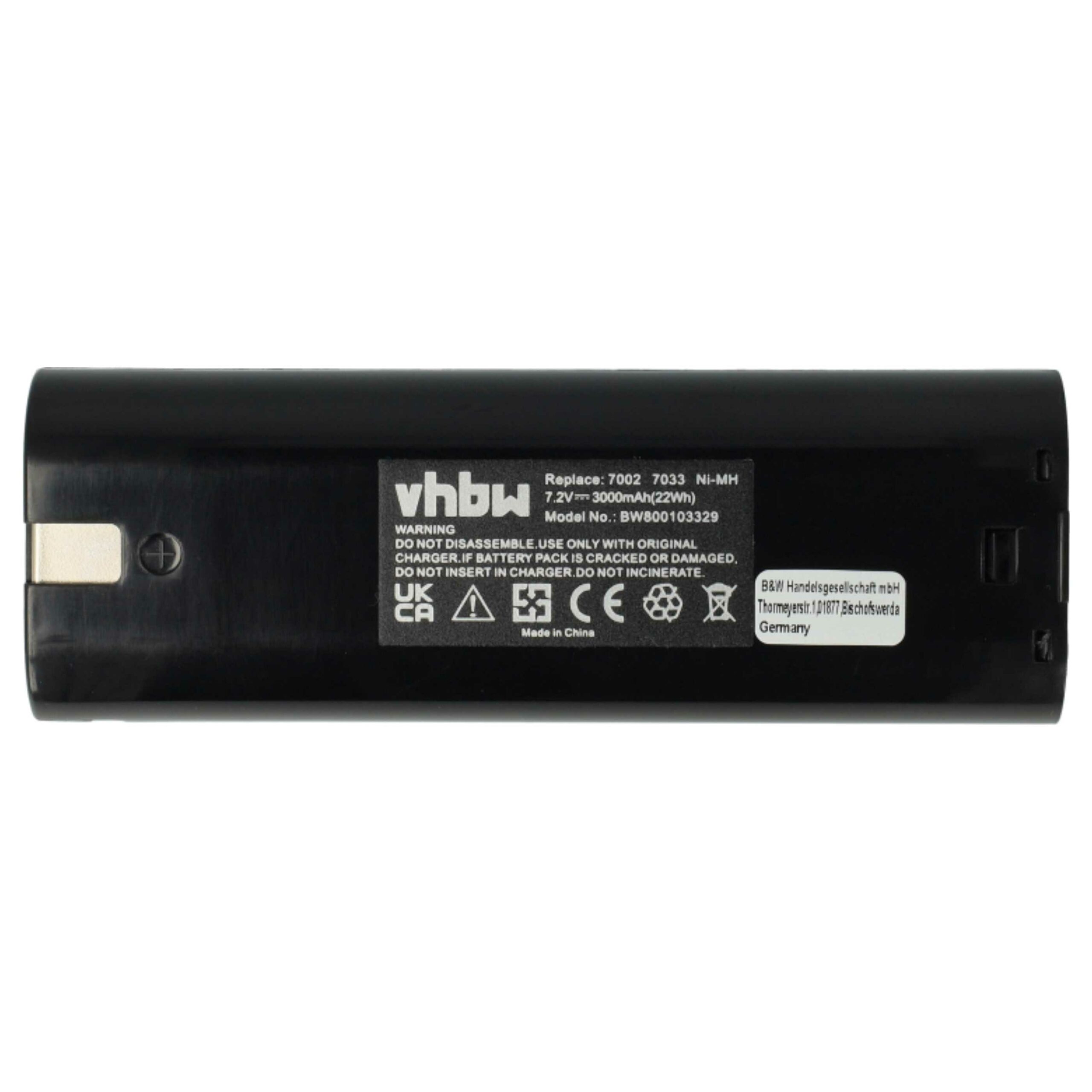 3x Bateria compatível Einhell 91011 para ferramentas eléctricas - 3000 mAh, 7.2 V, NiMH - Image 3