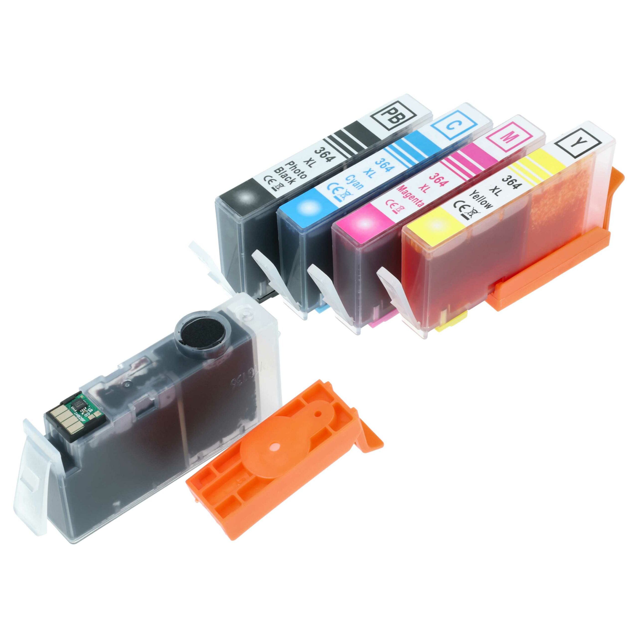 5 Cartuchos de Tinta para HP Deskjet 3070 - Preto, Ciano, Magenta, Amarelo + Preto Fotográfico vhbw - Image 2
